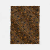 Couverture Polaire Noir et Tan (Devant)