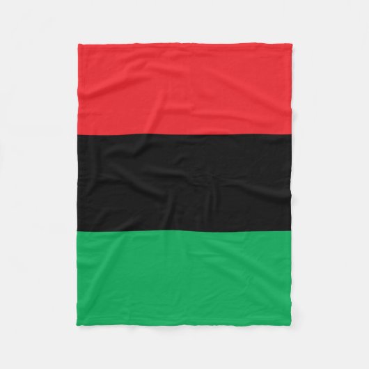 Couverture Polaire Noir et vert rouges (Devant)