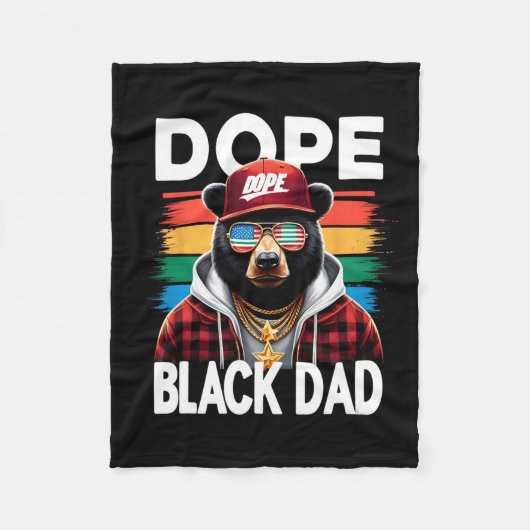 Couverture Polaire Noir Histoire Mois Drogue Noir Papa Drôle Noir Pap (Devant)