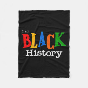 Couverture Polaire Noir Histoire Mois Fist Femmes Hommes