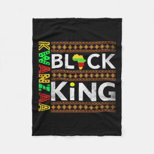 Couverture Polaire Noir Kwanzaa King Afrique Hommes Américains Bruh M