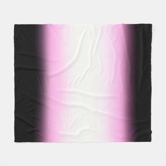 Couverture Polaire Noir noir nordique|Rose|Blanc (Devant (Horizontal))