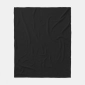 Couverture Polaire Noir Simple (Devant)