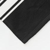 Couverture Polaire Noir volontaire de symbole de croix maltaise du (Coin)