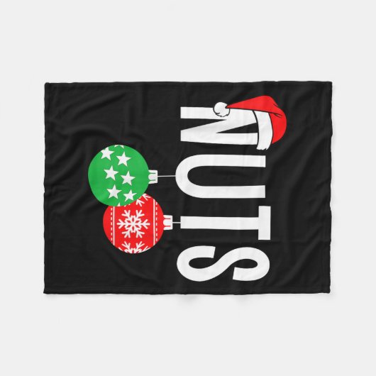 Couverture Polaire Noix de poitrine marquant les châtaignes drôle Cou (Devant (Horizontal))