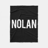 Couverture Polaire Nolan - Cool New Funny Name Fan Gift Tee  (Devant)