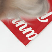 Couverture Polaire Nom amusant de chien Pomeranian pour Noël (Coin)