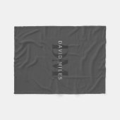 Couverture Polaire Nom commercial modifiable (ou tout autre texte) Gr (Devant (Horizontal))