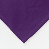 Couverture Polaire nom de 30e anniversaire de mariage date violet sim (Coin)
