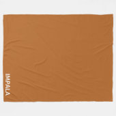 Couverture Polaire Nom de couleur brun Impala (Devant (Horizontal))