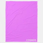 Couverture Polaire Nom de couleur pourpre cosmos (Devant)