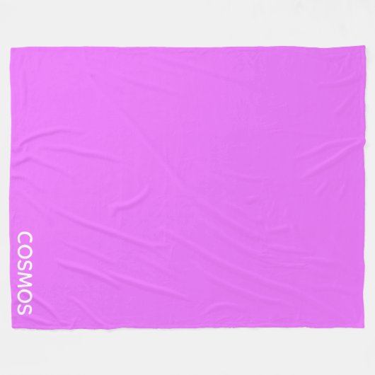 Couverture Polaire Nom de couleur pourpre cosmos (Devant (Horizontal))