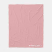 Couverture Polaire Nom de couleur rose quartz rose (Devant)