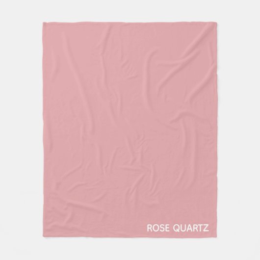 Couverture Polaire Nom de couleur rose quartz rose (Devant)