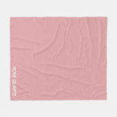 Couverture Polaire Nom de couleur rose quartz rose (Devant (Horizontal))