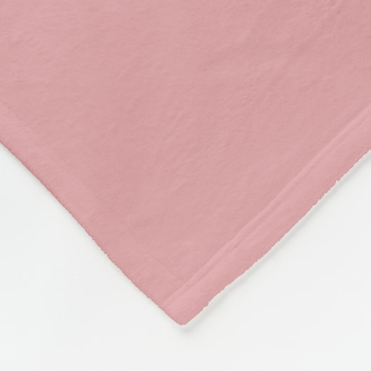 Couverture Polaire Nom de couleur rose quartz rose (Coin)