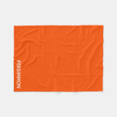 Couverture Polaire Nom de couleur rouge persimon (Devant (Horizontal))
