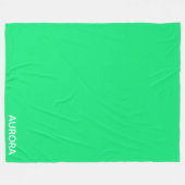 Couverture Polaire Nom de couleur verte Aurora (Devant (Horizontal))