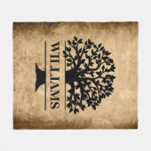 Couverture Polaire Nom de famille (Devant (Horizontal))