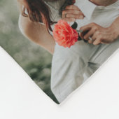 Couverture Polaire Nom de famille 18 Photo Collage moderne Elégant no (Coin)