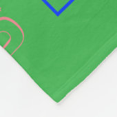 Couverture Polaire Nom de famille 💛 Cloud Word personnalisé (Coin)