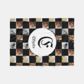 Couverture Polaire Nom de famille des échecs photo (Devant (Horizontal))