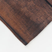 Couverture Polaire Nom de famille du bois rustique de ruban de cerfs (Coin)