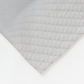 Couverture Polaire Nom de famille moderne Script Photos personnalisée (Coin)