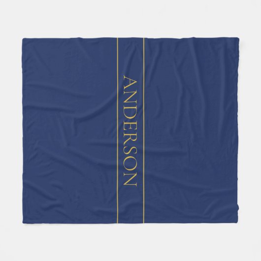 Couverture Polaire Nom de famille ou nom commercial Marine Blue & Gol (Devant (Horizontal))