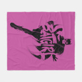 Couverture Polaire Nom de la brosse d'encre Batgirl (Devant (Horizontal))