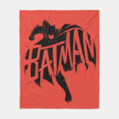 Couverture Polaire Nom de la brosse d'encre Batman (Devant)