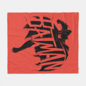 Couverture Polaire Nom de la brosse d'encre Batman (Devant (Horizontal))