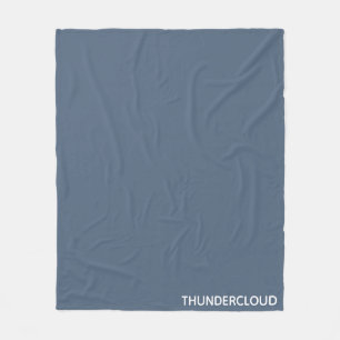 Couverture Polaire Nom de la couleur gris-bleu du nuage-tonnerre