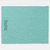Couverture Polaire Nom de la sirène à la menthe d'argent (Devant (Horizontal))
