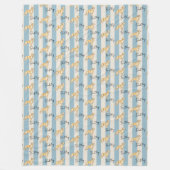 Couverture Polaire Nom de l'animal de compagnie d'extraction doré de  (Devant)