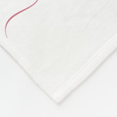 Couverture Polaire Nom de l'aquarelle noix rose (Coin)