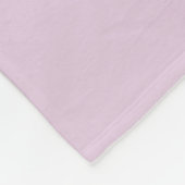 Couverture Polaire Nom de script & monogramme | Magenta & Violet clai (Coin)