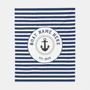 Couverture Polaire Nom du bateau de Ancre nautique