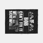 Couverture Polaire Nom du cadeau Réparez ça drôle Anniversaire Person (Devant (Horizontal))