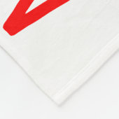 Couverture Polaire Nom du camion de pompiers (Coin)