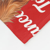 Couverture Polaire Nom du chien Terrier australien Patterned Christma (Coin)