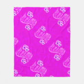 Couverture Polaire Nom Eleanor Logo Avec Faisceaux, (Devant)