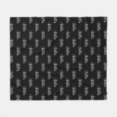 Couverture Polaire Nom extensible tout en noir (Devant (Horizontal))