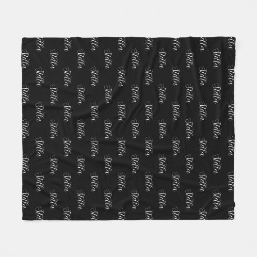 Couverture Polaire Nom extensible tout en noir (Devant (Horizontal))
