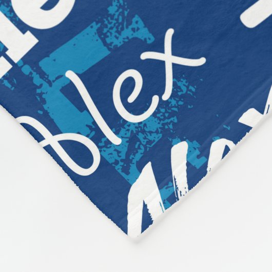 Couverture Polaire Nom fait sur commande personnalisé pour Alex (Coin)