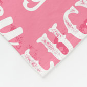 Couverture Polaire Nom fait sur commande personnalisé pour Lucy (Coin)