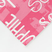 Couverture Polaire Nom fait sur commande personnalisé pour Sophie (Coin)