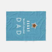 Couverture Polaire Nom fait sur commande Z3D de la plus grande brique (Devant (Horizontal))