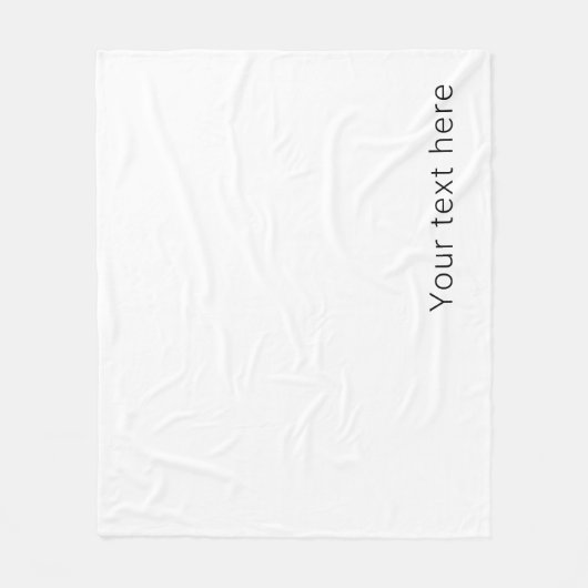 Couverture Polaire Nom modifiable minimal simple ou autre texte (Devant)
