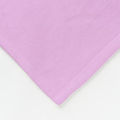 Couverture Polaire Nom Monogramme Lettre initiale Orchid & Lilac (Coin)